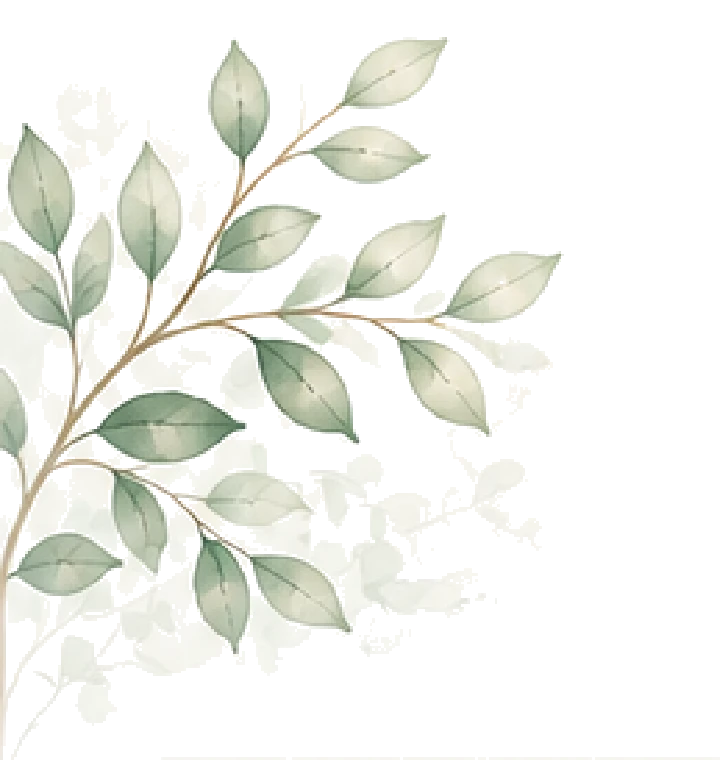 Watercolor leaves