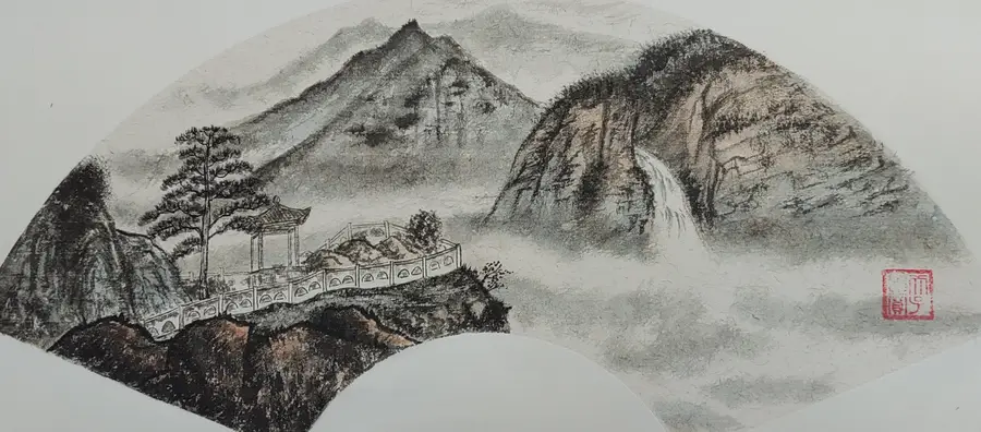 Shanshui in Fan
